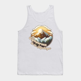 Amoureux de la Montagne #4 (Mountain Lover) Tank Top